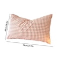 thumbnail image 3 of Pillowcases Standard Size Set Of 2 Washed Cottons Decorative Pillowcases, 3 of 6