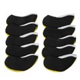 thumbnail image 4 of Bangcool 10PCS Golf Club Head Covers Color Patchwork Wedge Head Covers Golf Iron Covers with Number Design, 4 of 5