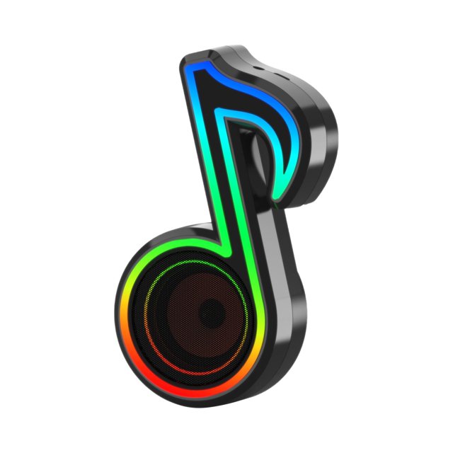 XZNGL Music Speakers Bluetooth Portable Bluetooth Speaker Portable Music Note Shape Speaker for Creatives Gift Computer Speaker Phone Sound Equipment for Home,Party