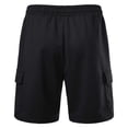 thumbnail image 4 of FcBaudy Mens Shorts, Shorts Men, Half Shorts Pants Man Fashion Leisure Solid Color Multiple Pockets Draw Rope Five Quarter Pants Men Polyester Blouse And Pants, 4 of 5