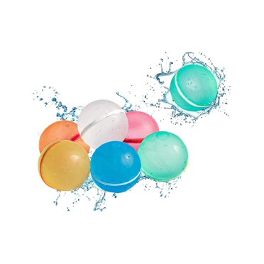Soppycid Reusable Water Balloons, Summer Water Toys for Fun, Easy to Fill Water Bombs, Reusable for Balloon Fights, No Popped Water Balloons, Summer S