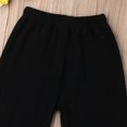 thumbnail image 4 of Little Kids Boys Girls Cotton Linen Solid Soft Trousers Summer Casual Long Ankle Pants Bloomers, 4 of 7