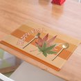 thumbnail image 4 of Oefntac Placemats Thanksgiving Day Fall Themed Linen Placemat Insulation Mat Fall Themed Printed Kitchen and Home Dining Table Mat, 4 of 6