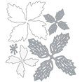 thumbnail image 3 of Christmas Decorative Flower Metal Cutting Dies Wedding Maple Leaf Snow Flower Dies Cuts, 3 of 4