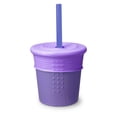 thumbnail image 1 of GoSili Straw Cup 8oz. Purple, 1 of 3