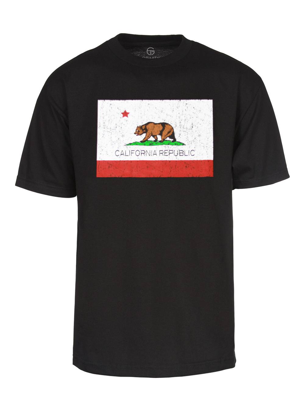 California Bear Republic Black Short Sleeve Shirt- 3XLarge