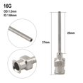 thumbnail image 2 of 1 Pce Aiguille de Machine Distributrice 25 mm Aiguille de Machine Distributrice en Acier Inoxydable Aiguille d'Injection de Colle Industrielle 8 g-30 g Fluides 16 g, 2 of 9