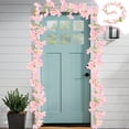thumbnail image 1 of XYAIYT Simulation Spring Flower Wall Hanging,72.83in Artificial Orchid Vines for Indoor Living Room Decor,Rattan Decorative Hanging for Weddings,Events Home Styling(Beige), 1 of 6