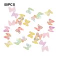 thumbnail image 3 of stanreset 50 Pieces Glass Crystal Set Gem Glitter Personalized 3D Tips Decoration Art Rhinestones Manicure Accessories Wedding Dress Aurora, 3 of 6