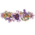 thumbnail image 3 of Women Rhinestone Hair Clip Flower Decor Butterfly Hair Barrette French Barrette, 3 of 10