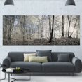 thumbnail image 3 of Designart - Dark Morning in Forest Panorama - Landscape Canvas Art Print, 3 of 3