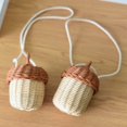 thumbnail image 2 of MesaSe Mini handbag shooting children props rattan basket, 2 of 8
