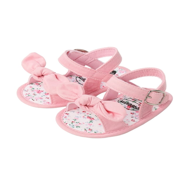 Baby Girls Summer Sandals Anti-Slip Soft Sole Ruffle Flat Shoes