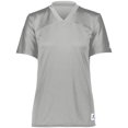 thumbnail image 1 of Ladies Solid Flag Football Jersey, Grid Iron Silver - Extra Large, 1 of 1