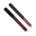 thumbnail image 4 of 2PCS Round Tip Lipstick Smudge Brush Artificial Fiber Portable Concealer Brush for Make Up, 4 of 14