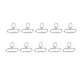 thumbnail image 1 of 10PCS Keychain Hook 360° Rotation Fine Workmanship Rotating Hook Clamp Keychain ClipSilver, 1 of 14