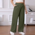 thumbnail image 1 of AUNVITO Women's Plus Size Casual Drawstring Sweatpants with Pockets for Sporty and Comfortable Style, 1 of 6