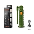 thumbnail image 1 of USB Rechargeable Waterproof LED Work Light - 1200mAh Battery, 360° Rotatable, 4 Lighting Modes, Magnetic & Hook for Camping, Automotive Repair, Emergency Use, 1 of 3