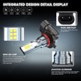 thumbnail image 4 of 9005/9006/9012 HIR2 LED Headlights Conversion Kit High / Low Beam Bulbs Super White Light Pack of 2, 4 of 10