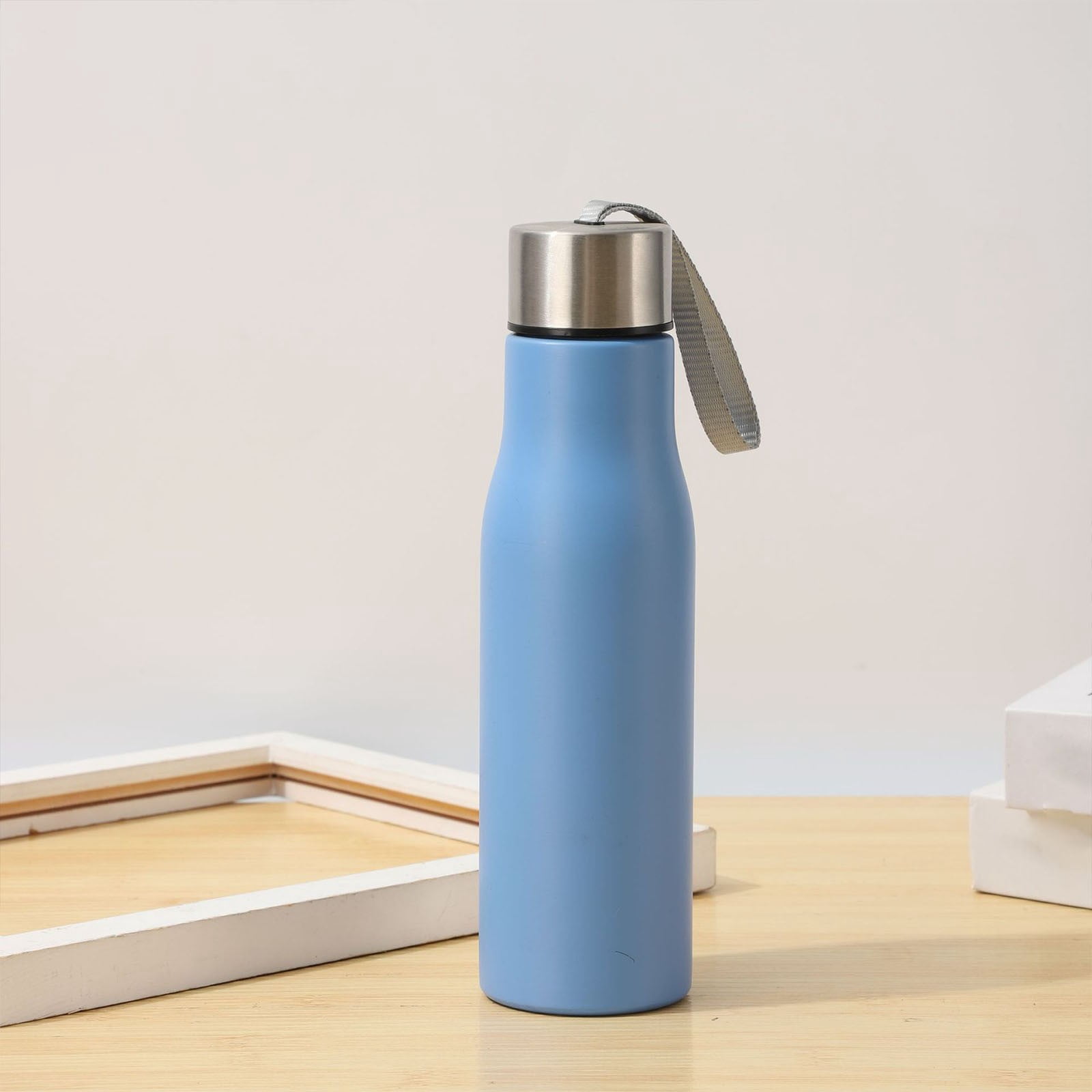 Boovnll Water Bottles, Large Capacity Portable Car Outdoor Sports Water Bottle Stainless Steel Layer Kettle Sports Water Bottle, Bottle, Sports Water Bottle, Water Bottle