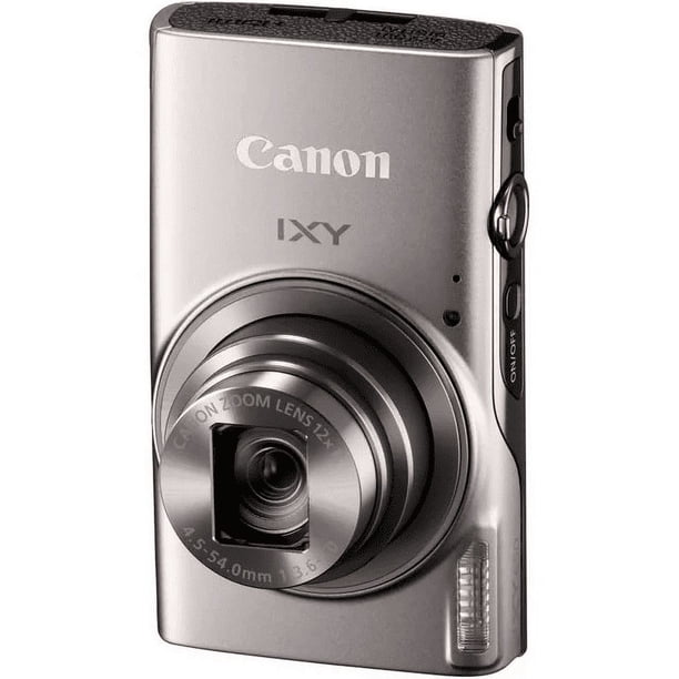 Canon IXY 650 (ELPH 360) Digital Camera 12x Zoom Silver Bundle