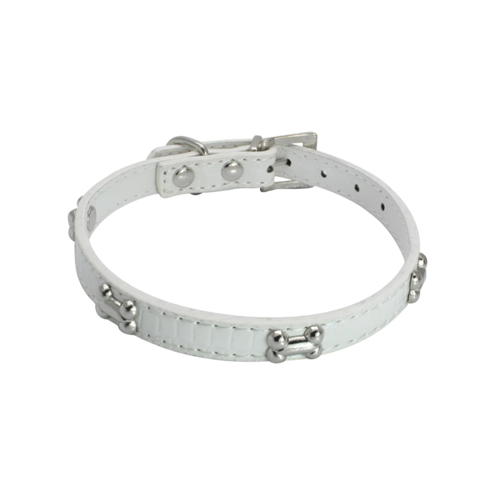 2025 Shiny Rhinestone Pet Collar Cat Call Bell Bone Jewelry Dog Collar Dog Cat Tell Bell Small And Medium Dog Light Bow Tie For Dogs Chain