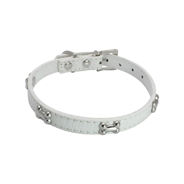 WIFKLSIIPG Shiny Rhinestone Pet Collar Bone Jewelry Dog Collar Small and Medium Dog Chain