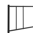thumbnail image 5 of vidaXL Metal Headboard Black 193 cm, 5 of 5