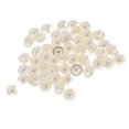thumbnail image 2 of simhoa 50 Pieces 2 Holes Plastic Faux Pearls with Shank DIY Homemade for Sewing Clothes 12mm, 2 of 8