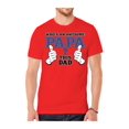 thumbnail image 1 of T-Shirts à Manches Courtes pour Hommes « Who's An Awesome Papa » - Rouge - 3X-Grand, 1 of 1