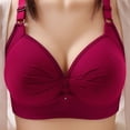 thumbnail image 4 of Timegard 2pc Bras for Women No Underwire Plus Size Adjustable Strap Ruched Comfort Everyday Bralette, 4 of 4