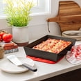 thumbnail image 5 of Chef Pomodoro Detroit Style Pizza Pan, 14 x 10-Inch, Hard Anodized Aluminum, Pre-Seasoned Bakeware Kitchenware, 5 of 5