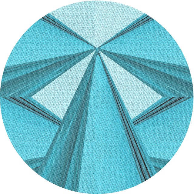 Ahgly Company Tapis d'Intérieur Ronds de Style Transitionnel Lavables à la Machine, Vert Turquoise Foncé, 8 Pieds Rond