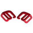 thumbnail image 4 of Almencla 3Pairs 1'' Aluminium Sangle Boucle g en Forme de Crochet pour Sac à Dos Sangle Ceinture Rouge, 4 of 8