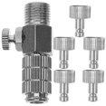 thumbnail image 1 of Miangastore Airbrush Hose Adapter Set Silver Copper 1Set 1.46X0.71X0.47In, 1 of 9