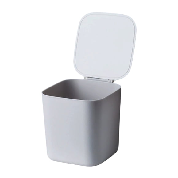 Poubelle de Bureau avec Petit Comptoir Déchets avec Couvercle pour & Maquillage Petite Poubelle pour Chevet Blanc et Boules de Noël Ornement de Noël Souvenir Élégant Ornement de Noël Ornement pour Enseignant Noël