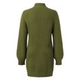 thumbnail image 5 of Kcodviy Automne Hiver à Manches Longues Robe d'Été en Coton pour Femmes Col Roulé Couleur Unie Décontractée Longue Robe Chandail Robe Chandail Robes Chandail pour Dames pour l'Hiver Robe, 5 of 5