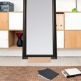 thumbnail image 4 of Miangastore Floor Mirror Base 1Set Natural Wood Rectangular Anti-slip Stable Luxury Minimalist Design Adults, 4 of 8