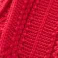 thumbnail image 3 of 2025 Girls Cardigan Solid Color Sweater Long Sleeves Keep Warm Knitted Tops Cardigan Red, 3 of 8
