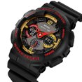 thumbnail image 2 of SKMEI 2118 Men's Sport Watch - Dual Display, 50M Waterproof, Backlit, World Time, Chronograph, Alarm, Countdown, Date & Week Display, DST, 12/24H Format, Perfect for Active Lifestyles., 2 of 5