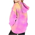 thumbnail image 3 of Zwiiyzr 2025 2-14 Ans Garçons et Filles Sweat à Capuche Oversize Manches Longues T-Shirt Imprimé Col Rond Rose, 3 of 4