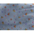 thumbnail image 4 of oneOone Georgette Viscose Fabric Leaves|Insect & Flower Floral Print Sewing Fabric BTY 42 Inch Wide, 4 of 4