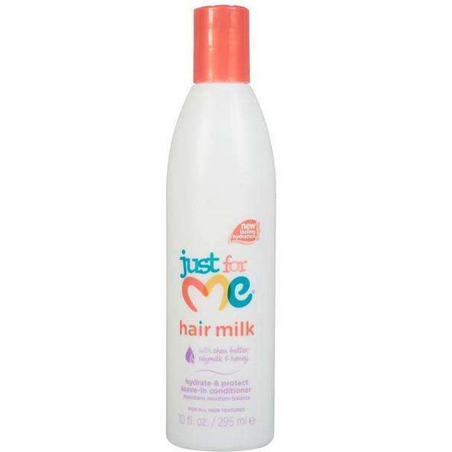 Just for Me Revitalisant Sans Rinçage au Lait Capillaire Naturel 10 fl oz