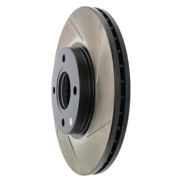 Stoptech 126.61110SL Left Front Disc Slotted Brake Rotor for 2014 Ford Fiesta