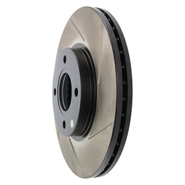Stoptech 126.61110SL Left Front Disc Slotted Brake Rotor for 2014 Ford Fiesta