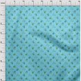 thumbnail image 4 of oneOone Cotton Silk Light Blue Fabric Ocean Turtles Sewing Craft Projects Fabric Prints By Yard 42 Inch Wide, 4 of 4