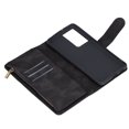 thumbnail image 3 of Wallet Phone Case, Multifunctional Phone Cover Skin Feeling Shock Absorbing With Built In Kickstand For Outdoor Travel Black, 3 of 8
