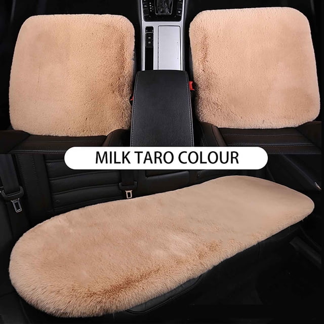 Openpig Imitation Seat Cover Car Seat Cushion Interior Plus Velvet Thick Warm Three-piece Set