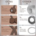 thumbnail image 3 of ORUYROP 8 Pcs Embrasses Magnétiques pour Rideaux, Style Européen Embrasses Pratiques pour Draperies, Embrasses Décoratives pour Draperies avec Support de Retenue pour Rideaux de Fenêtre, Aucun Outil Requis, 3 of 6