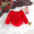 thumbnail image 3 of TopLLC Combinaison pour Fille Ma Première Robe de Noël en Velours Smocké Robe d'Automne Hiver Robe de Noël Robe d'Anniversaire Combinaisons, 3 of 4